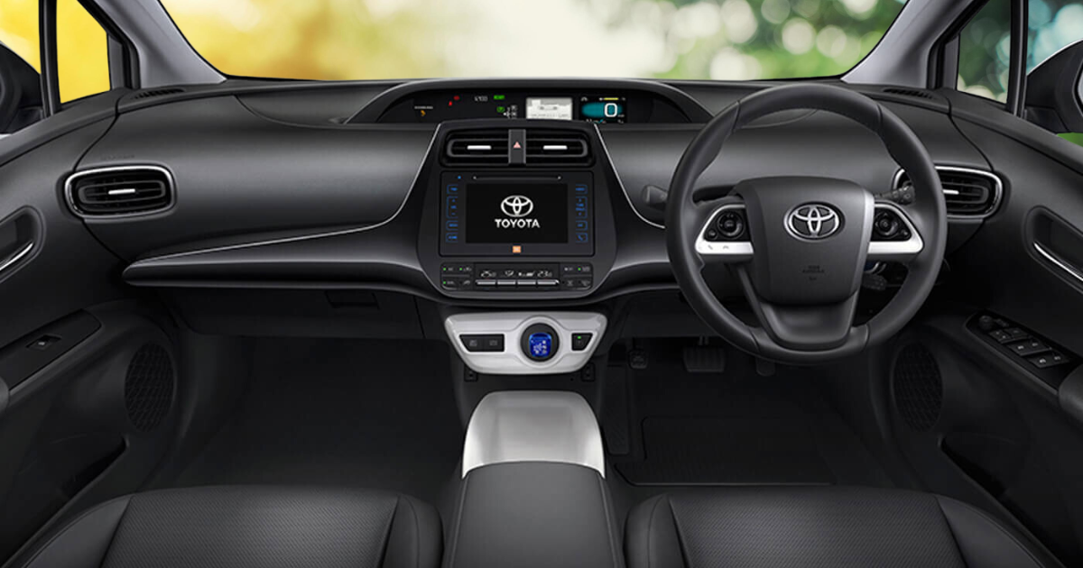 Interior Examination of toyota prius
